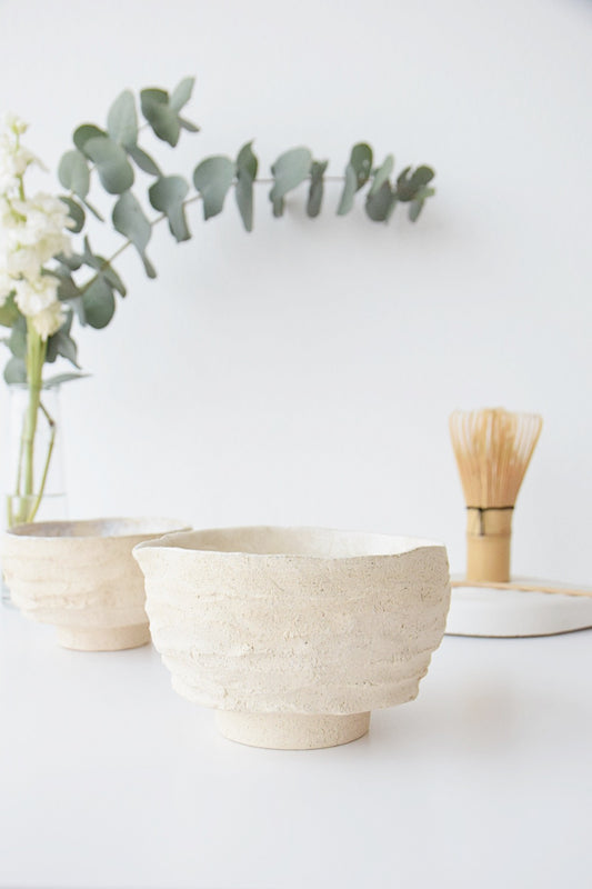 "Katakuchi " Matcha Bowl & Cup set