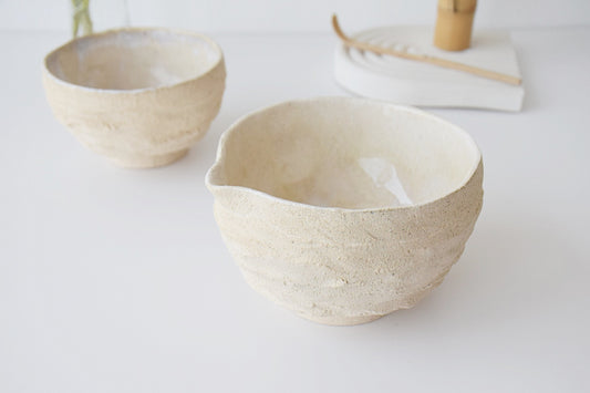 "Katakuchi " Matcha Bowl & Cup set
